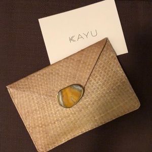 Capri Kayu designer clutch. NEW.